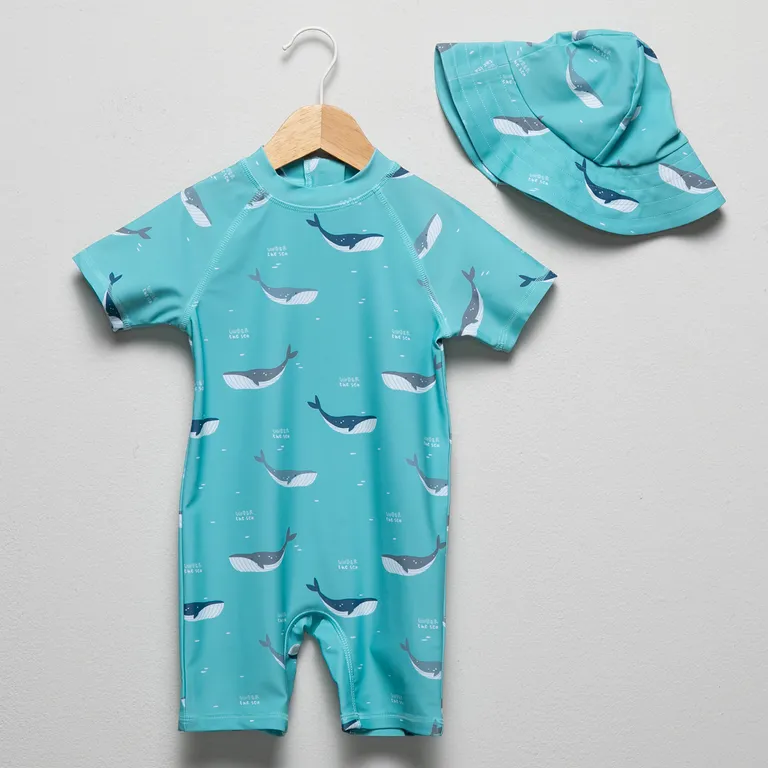 Trajes De Baño Más Gorro Bebé Niño