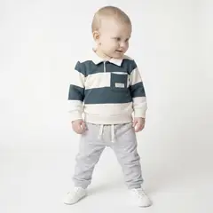 YAMP - Conjunto Polerón + Pantalón De Buzo Bebé Niño