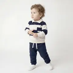 YAMP - Conjunto Polerón + Pantalón De Buzo Bebé Niño