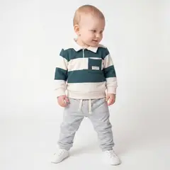 YAMP - Conjunto Polerón + Pantalón De Buzo Bebé Niño