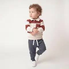 YAMP - Conjunto Polerón + Pantalón De Buzo Bebé Niño