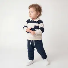 YAMP - Conjunto Polerón + Pantalón De Buzo Bebé Niño