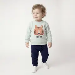 YAMP - Conjunto Polerón + Pantalón De Buzo Bebé Niño