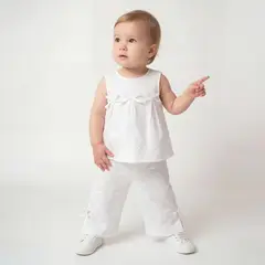 YAMP - Conjunto Blusa + Pantalón Bebé Niña