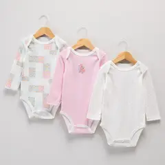 YAMP - Pack de 3 Bodys Bebé Niña