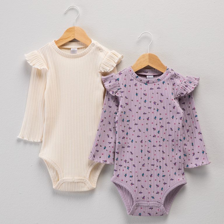 Pack de 2 Bodys Bebé Niña
