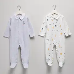 YAMP - Pack 2 Pijamas Bebé Niño Franela