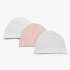 YAMP - 3 Gorros Algodón Bebé Niña