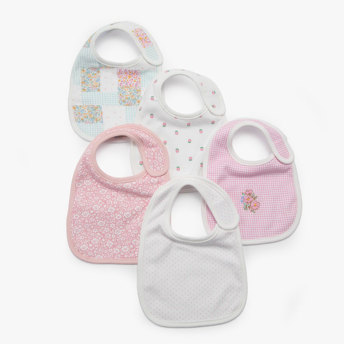 YAMP - 5 Baberos Algodón Unisex Bebé Yamp