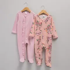 YAMP - Pack 2 Pijamas Enterito Bebé Niña