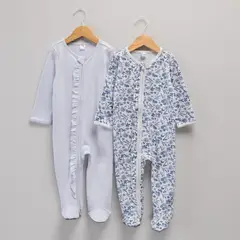 YAMP - Pack 2 Pijamas Enterito Bebé Niña