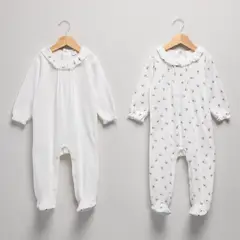 YAMP - Pack 2 Pijamas Bebé NiñaPlush