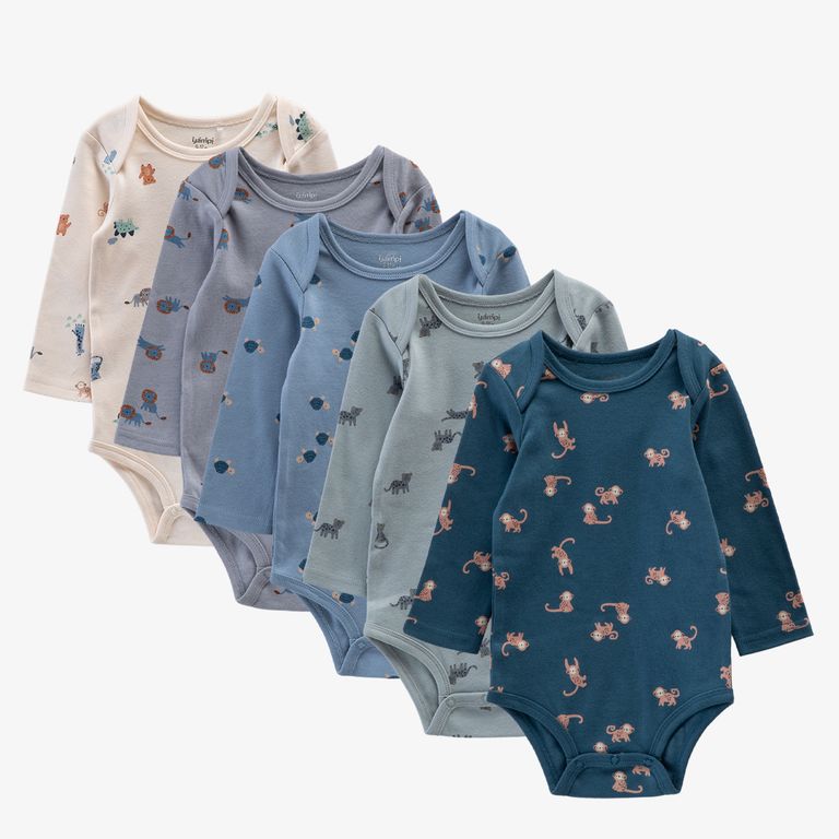 Pack de 5 Bodys Bebé Niño