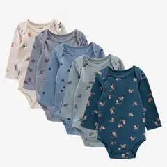 YAMP - Pack de 5 Bodys Bebé Niño