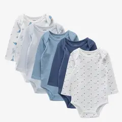 YAMP - Pack de 5 Bodys Bebé Niño