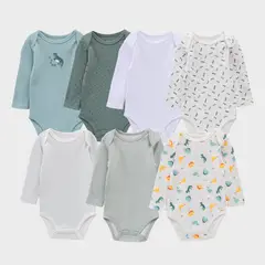 YAMP - Pack de 7 Bodys Bebé Niño