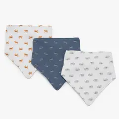 YAMP - 3 Baberos Algodón Unisex Bebé