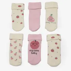 YAMP - 6 Pares Calcetines Algodón Unisex Bebé