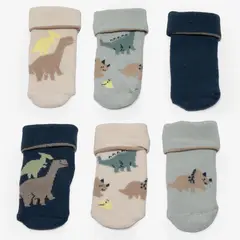 YAMP - 6 Pares Calcetines Algodón Unisex Bebé