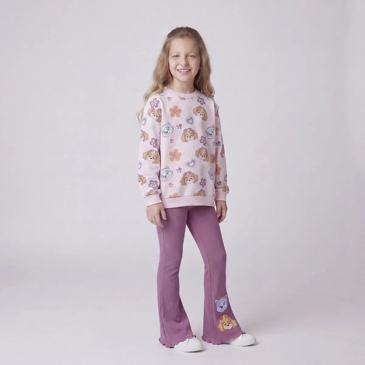 PAW PATROL - Conjunto Niña Polerón Más Calza Flare Paw Patrol