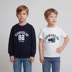 CONIGLIO - Pack Polerón Más Polera Niño