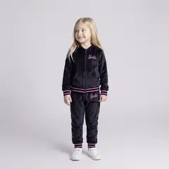 BARBIE - Conjunto Niña Polerón Más Pantalón De Buzo Plush