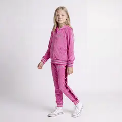 BARBIE - Conjunto Niña Polerón Más Pantalón De Buzo Plush