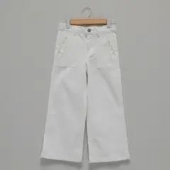 CONIGLIO - Pantalón Wide leg Niña Con Cinturón