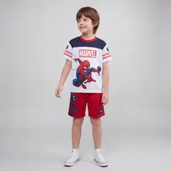 SPIDERMAN - Conjunto Deportivo Niño Polera Más Short