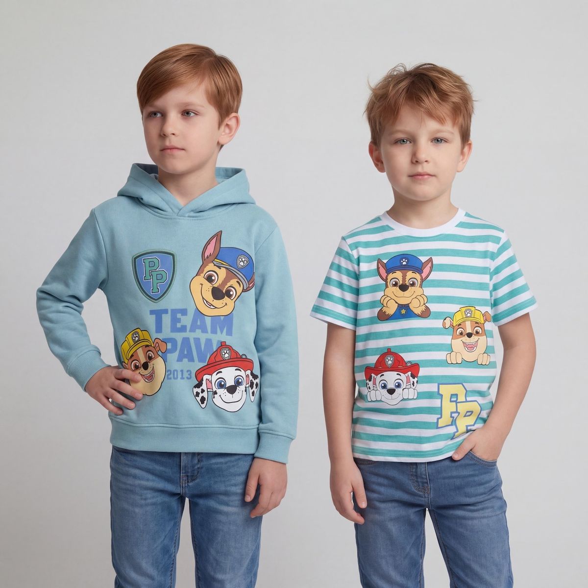 PAW PATROL - Pack Polerón Más Polera Niño Paw Patrol