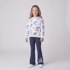 LILO & STITCH - Conjunto Niña Polerón Más Calza Flare
