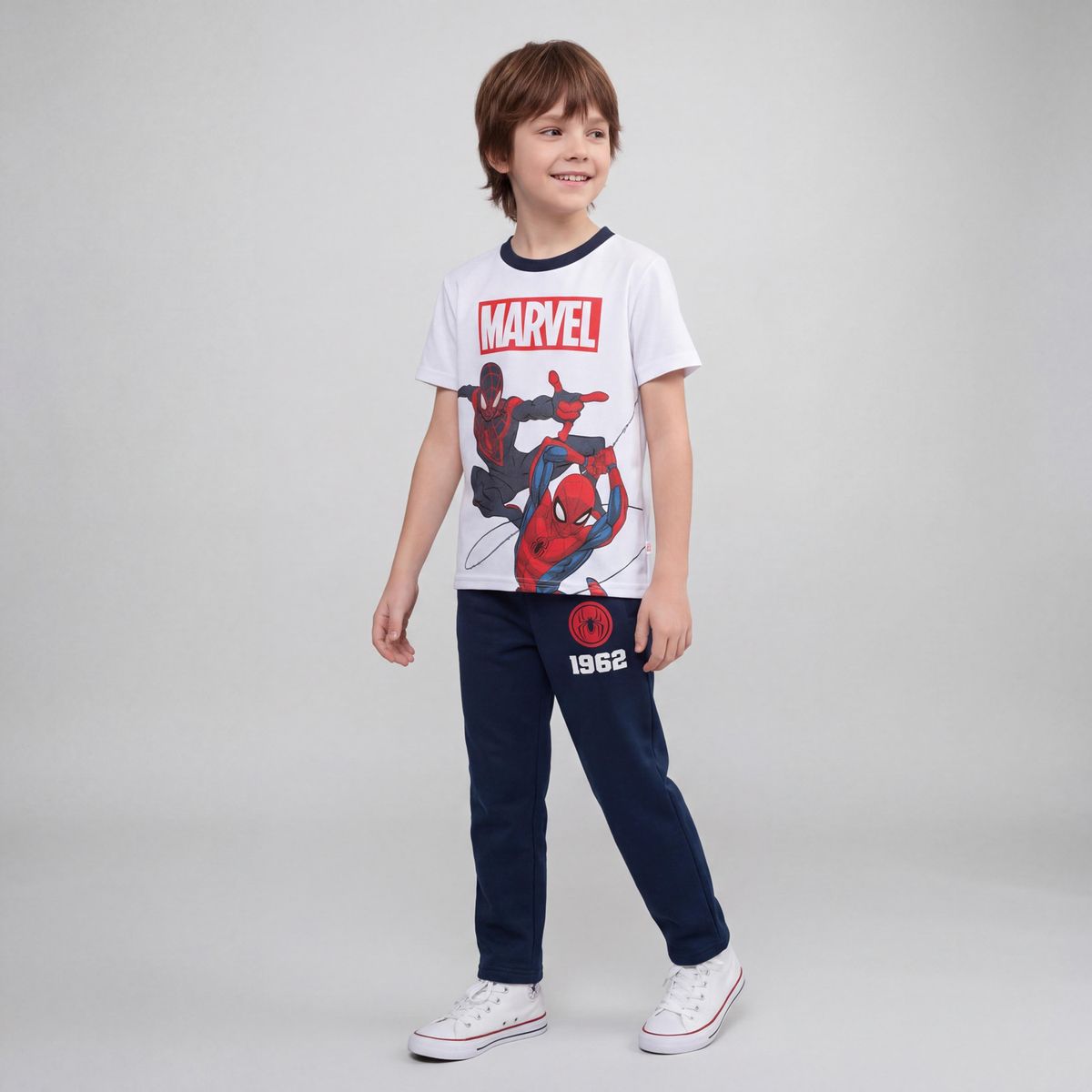SPIDER-MAN - Conjunto Deportivo Niño Polera Más Pantalón De Buzo Spiderman