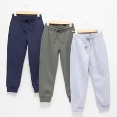 YAMP - Pack de 3 Pantalones de Buzo Niño