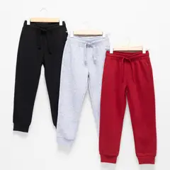 YAMP - Pack de 3 Pantalones de Buzo Niño