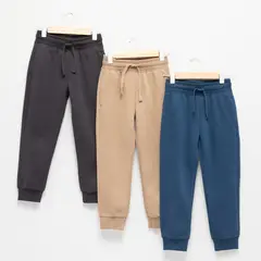 YAMP - Pack de 3 Pantalones de Buzo Niño