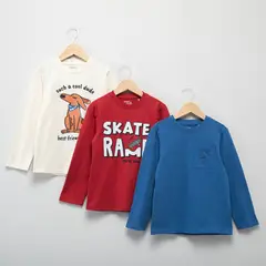 YAMP - Pack de 3 Poleras Niño