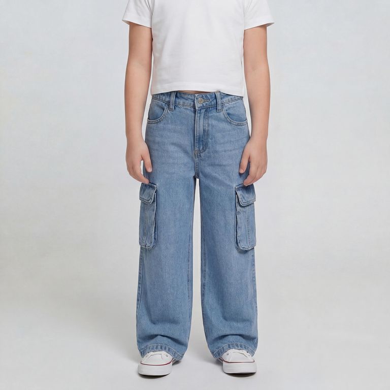 Jeans Wide leg Niña