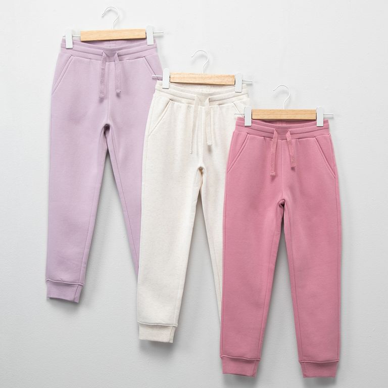 Pack 3 Pantalones de Buzo Niña