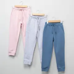 YAMP - Pack 3 Pantalones de Buzo Niña
