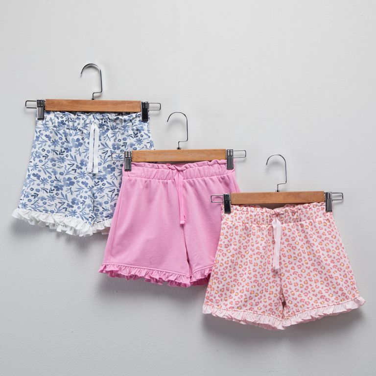 Pack de 3 Shorts Niña