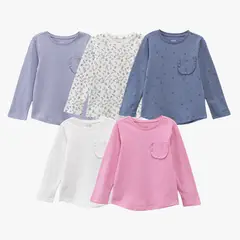 YAMP - Pack de 5 Poleras Niña