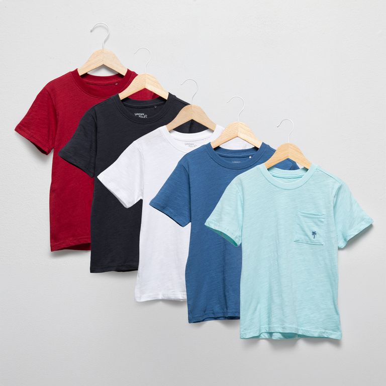 Pack de 5 Poleras Niño