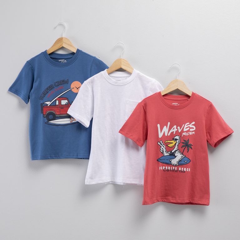 Pack de 3 Poleras Niño