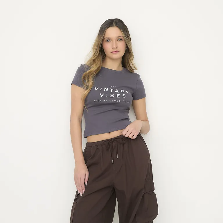 Polera Manga Corta Mujer