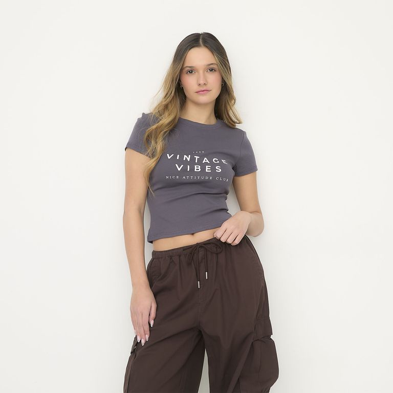 Polera Manga Corta Mujer