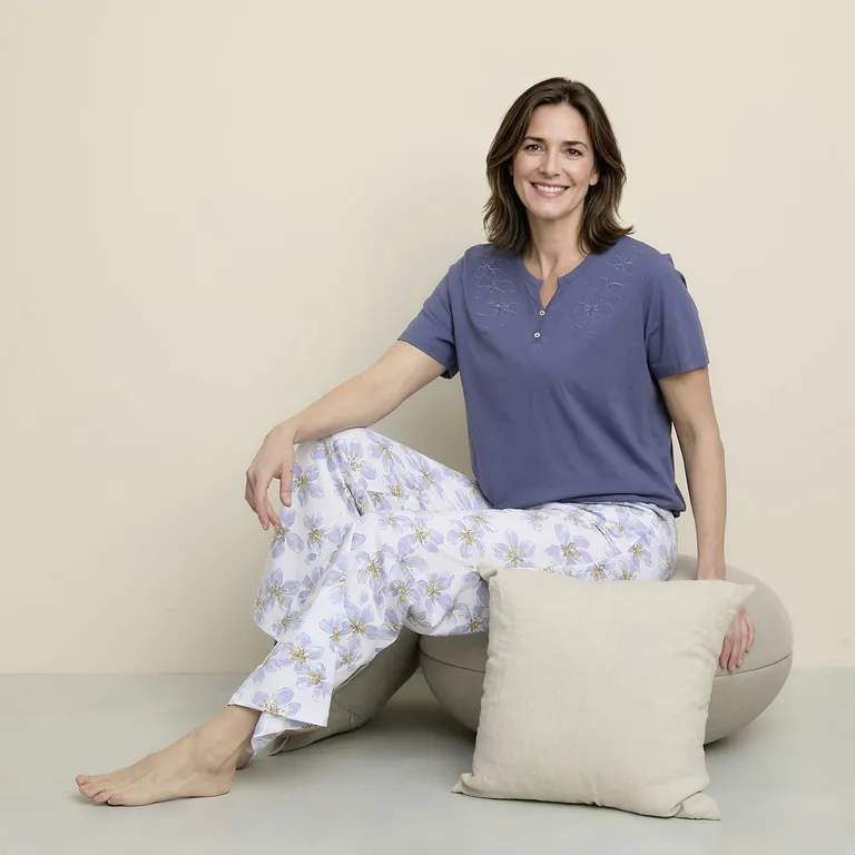Pijama Algodón Mujer