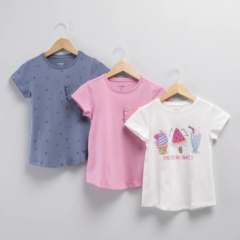 Pack de 3 Poleras Niña