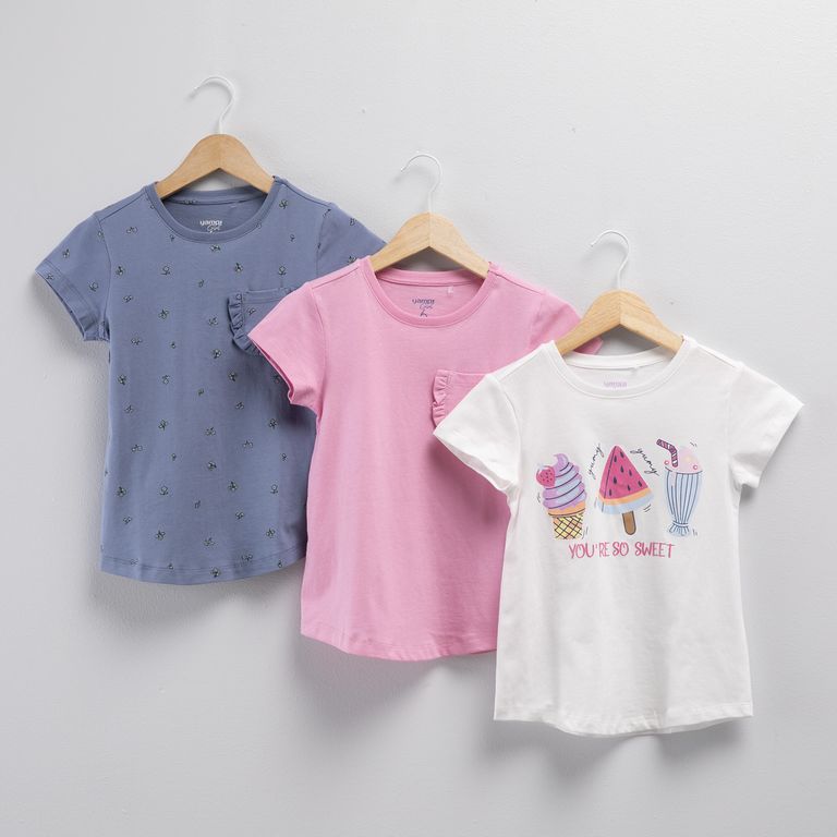 Pack de 3 Poleras Niña