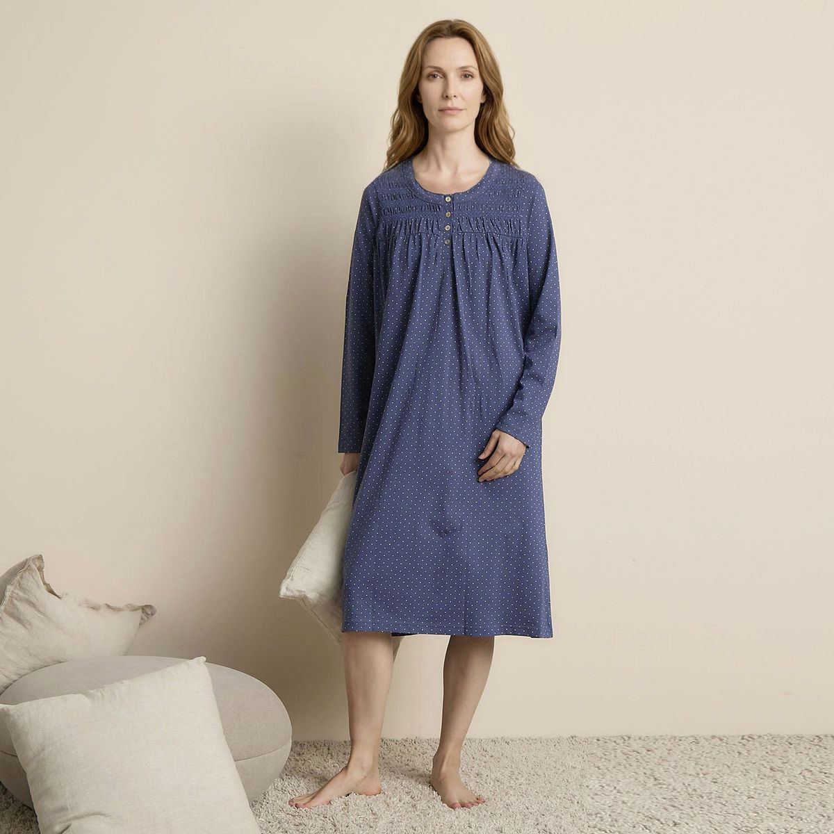 S COCCI - Camisa De Dormir Algodón Mujer S Cocci
