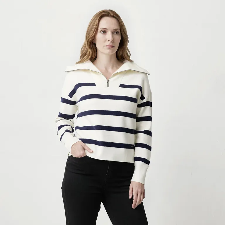 Sweater Medio Cierre Mujer